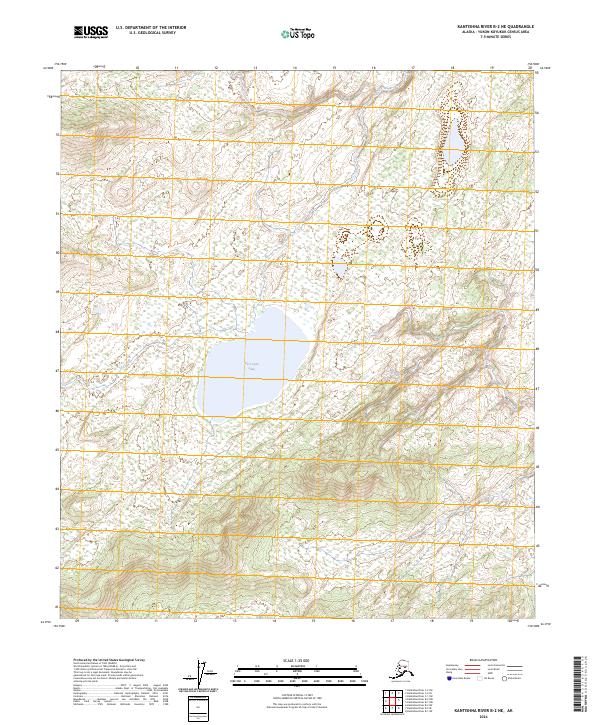 USGS Topographic Map – Kantishna River B-2 NE
