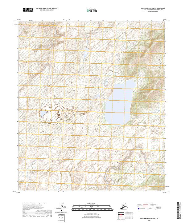 USGS Topographic Map – Kantishna River B-2 NW