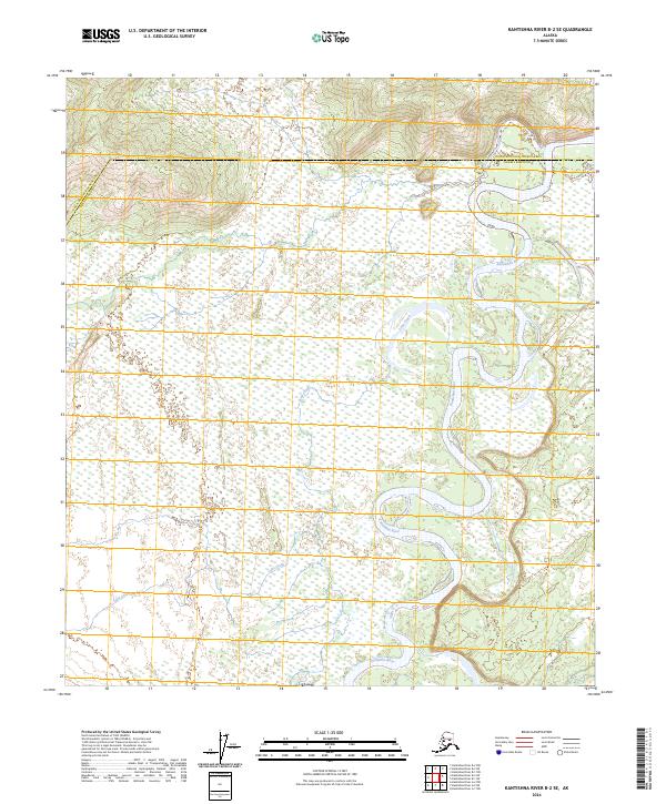 USGS Topographic Map – Kantishna River B-2 SE