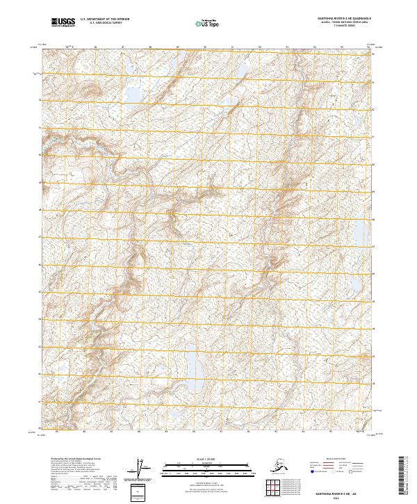 USGS Topographic Map – Kantishna River B-3 NE