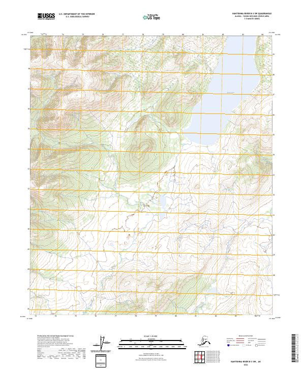 USGS Topographic Map – Kantishna River B-3 SW