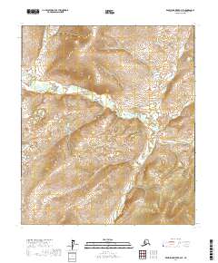 2017 Map of Kantishna River B-6 SE, 2017 Print