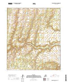 2017 Map of Kantishna River C-6 NE, 2017 Print