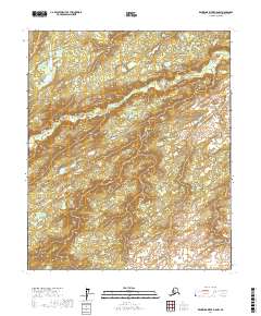 2017 Map of Kantishna River D-5 NW, 2017 Print
