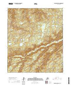 2017 Map of Kantishna River D-6 NE, 2017 Print