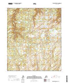 2017 Map of Kantishna River D-6 SE, 2017 Print