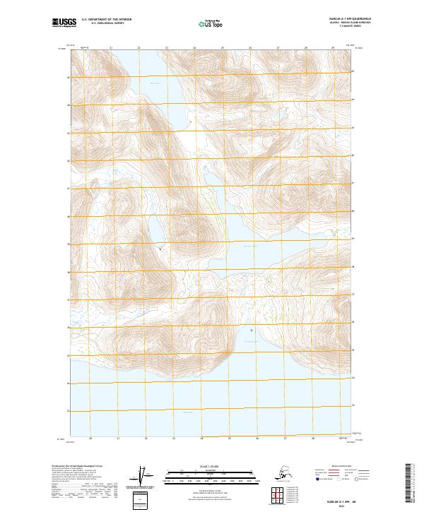 USGS Topographic Map – Karluk A-1 NW