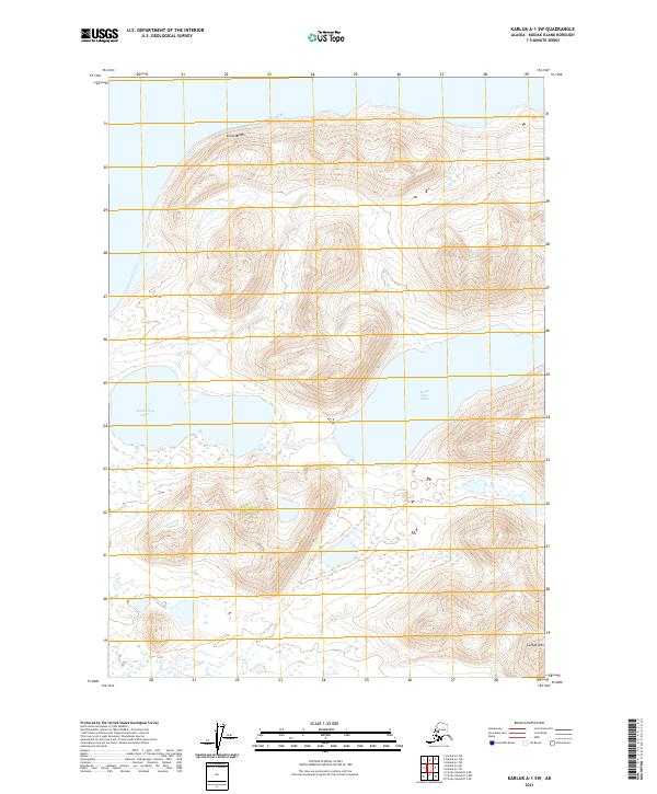 USGS Topographic Map – Karluk A-1 SW