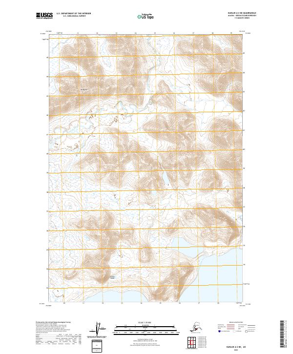 USGS Topographic Map – Karluk A-2 NE