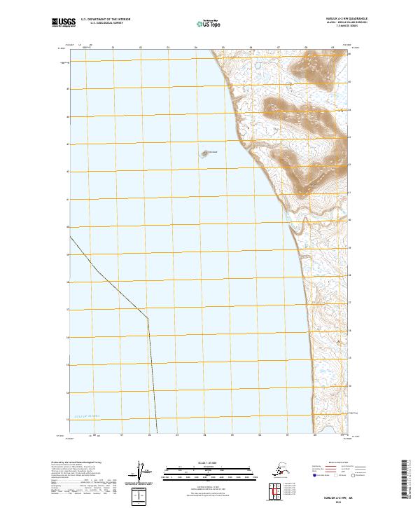 USGS Topographic Map – Karluk A-2 NW