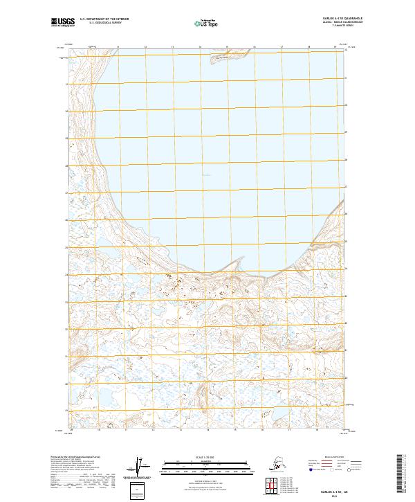 USGS Topographic Map – Karluk A-2 SE