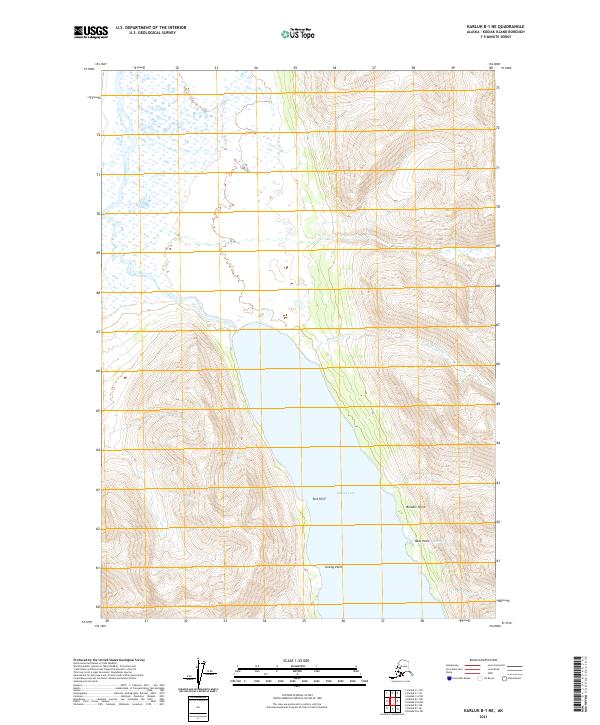 USGS Topographic Map – Karluk B-1 NE