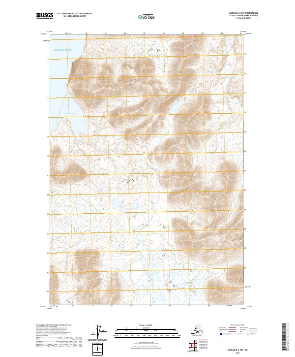 USGS Topographic Map – Karluk B-2 NW