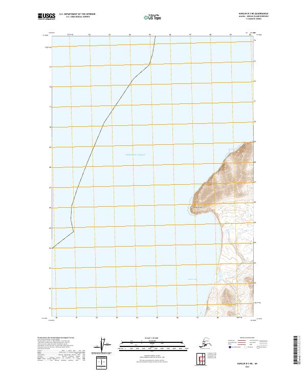 USGS Topographic Map – Karluk B-3 NE