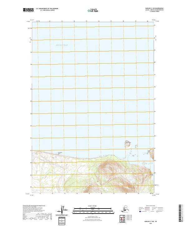 USGS Topographic Map – Karluk C-1 NE