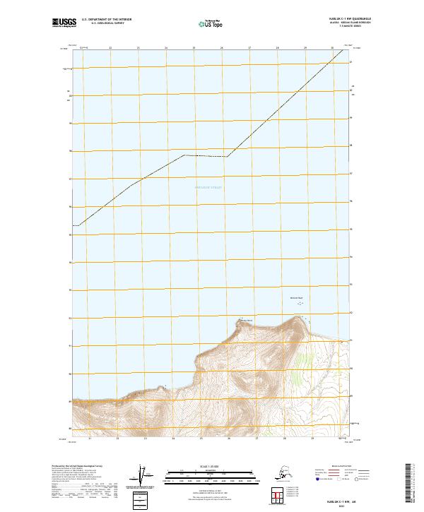 USGS Topographic Map – Karluk C-1 NW