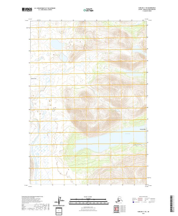USGS Topographic Map – Karluk C-1 SE