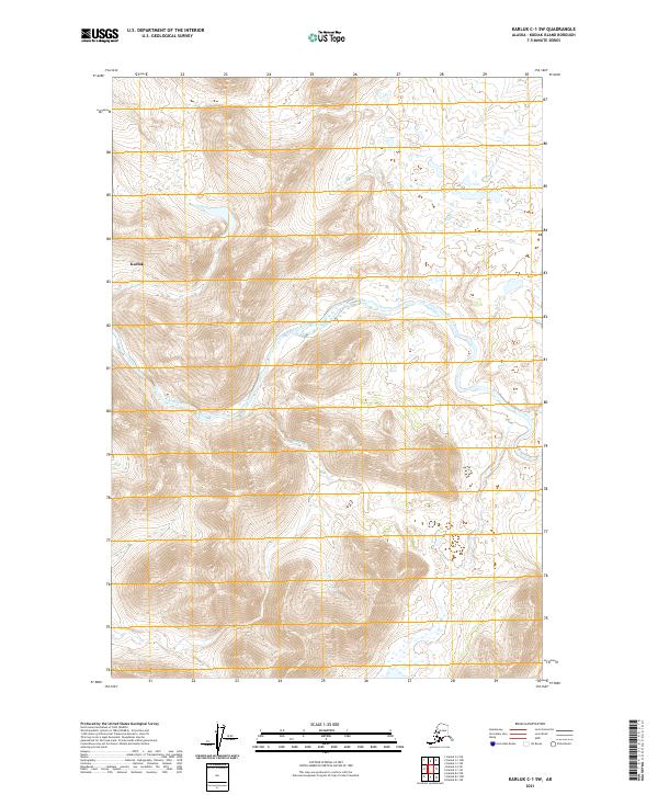 USGS Topographic Map – Karluk C-1 SW