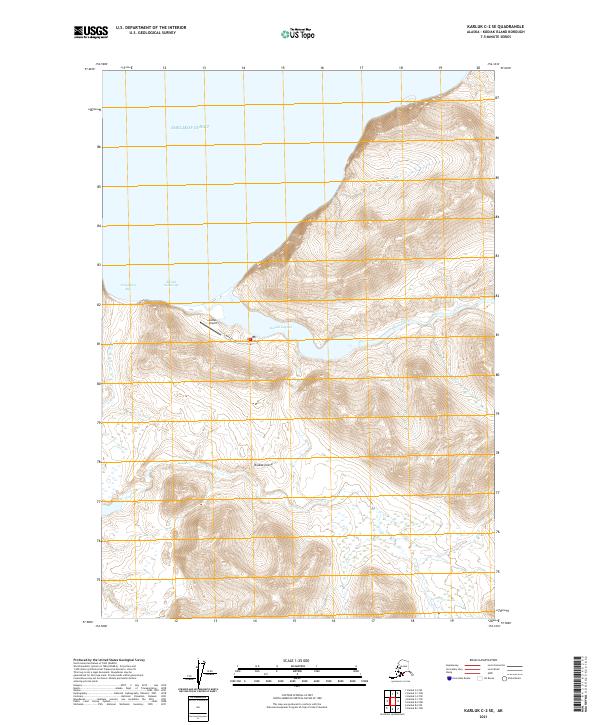 USGS Topographic Map – Karluk C-2 SE