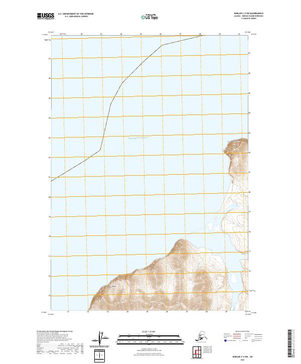 USGS Topographic Map – Karluk C-2 SW
