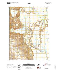 USGS Topographic Map – Kenai D-6 NE