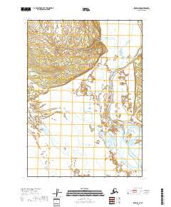 USGS Topographic Map – Kenai D-6 SE