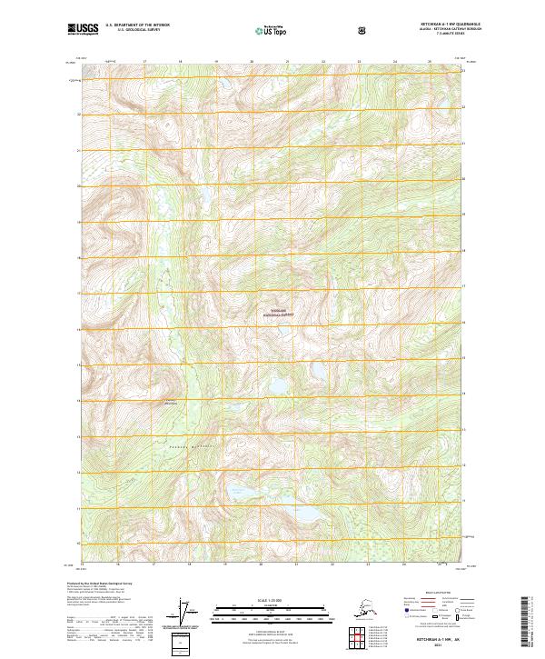 USGS Topographic Map – Ketchikan A-1 NW
