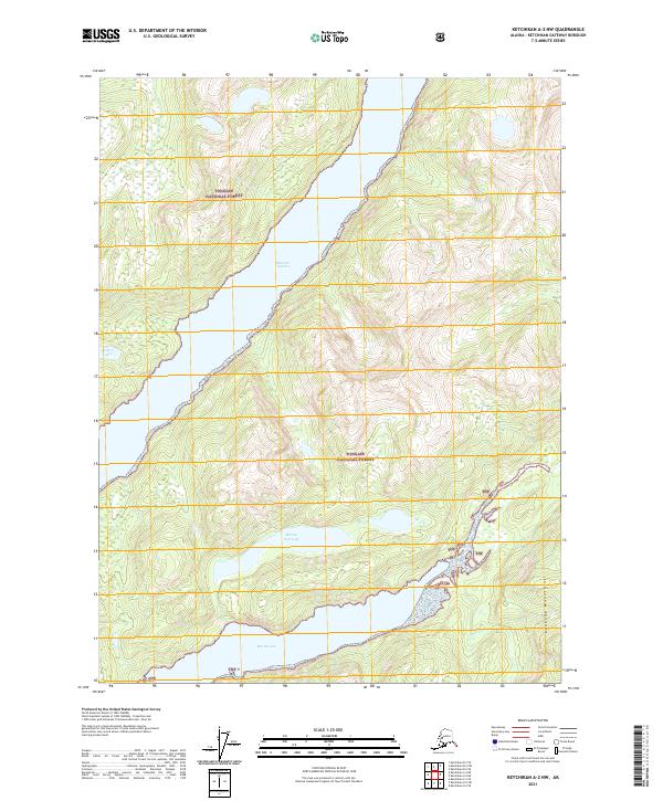 USGS Topographic Map – Ketchikan A-2 NW