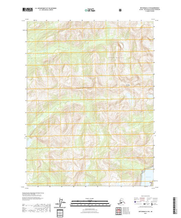 2021 Map of Ketchikan A-2 SE, 2021 Print