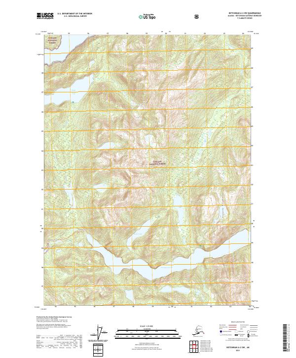 USGS Topographic Map – Ketchikan A-2 SW