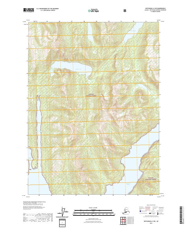 USGS Topographic Map – Ketchikan A-3 NE
