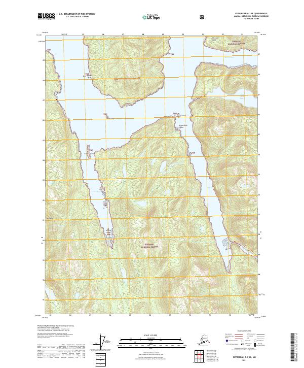 USGS Topographic Map – Ketchikan A-3 SE