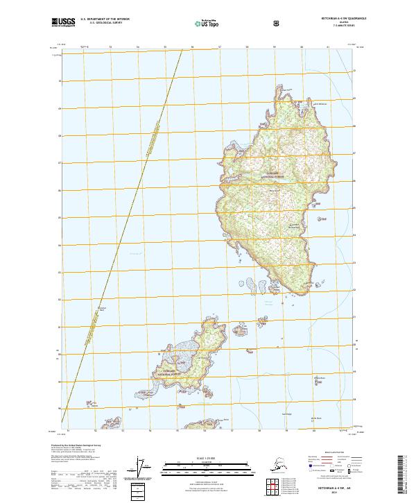 USGS Topographic Map – Ketchikan A-4 SW