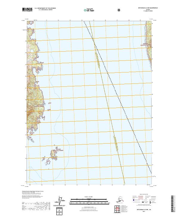 USGS Topographic Map – Ketchikan A-6 NW