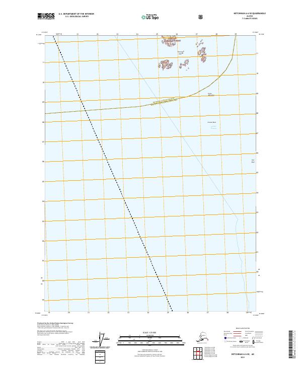 USGS Topographic Map – Ketchikan A-6 SE