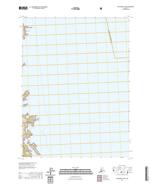 USGS Topographic Map – Ketchikan A-6 SW