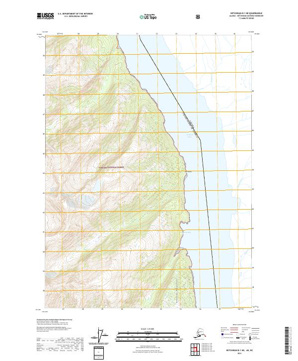 USGS Topographic Map – Ketchikan B-1 NE