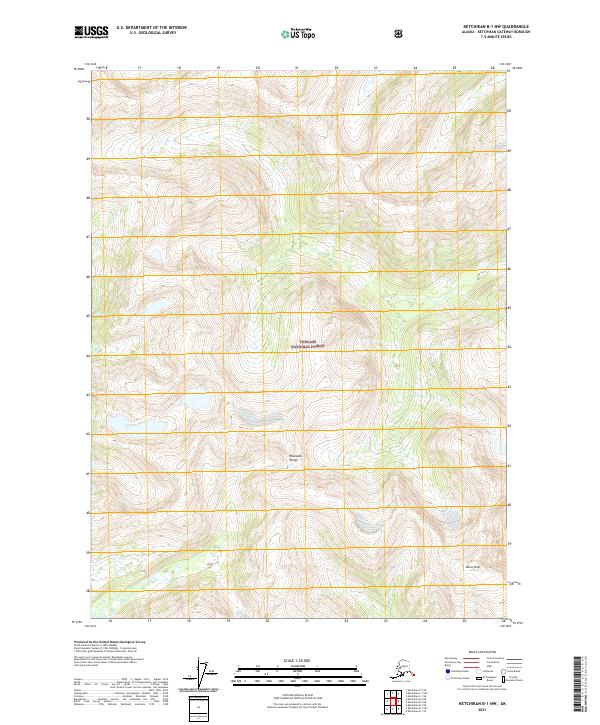 USGS Topographic Map – Ketchikan B-1 NW