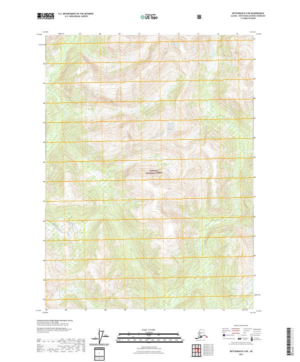 USGS Topographic Map – Ketchikan B-2 NE
