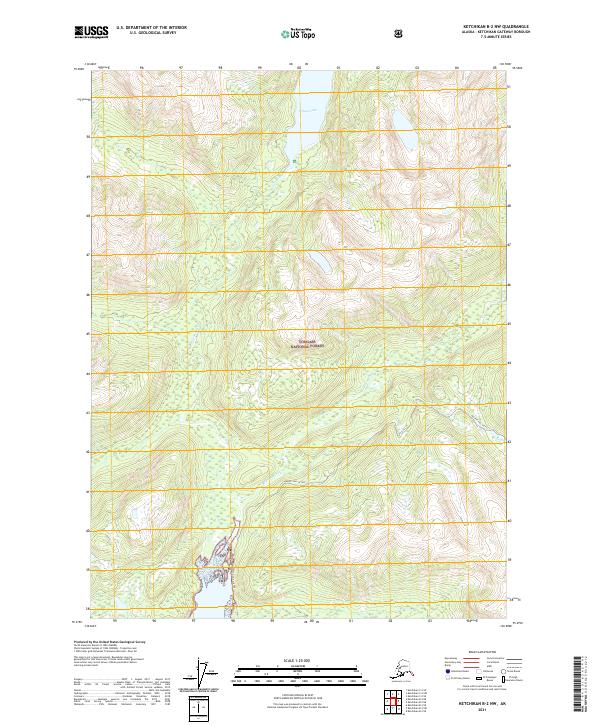 USGS Topographic Map – Ketchikan B-2 NW