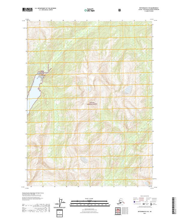 USGS Topographic Map – Ketchikan B-2 SE