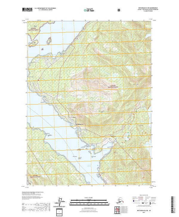 USGS Topographic Map – Ketchikan B-6 NE