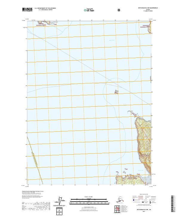 USGS Topographic Map – Ketchikan B-6 NW