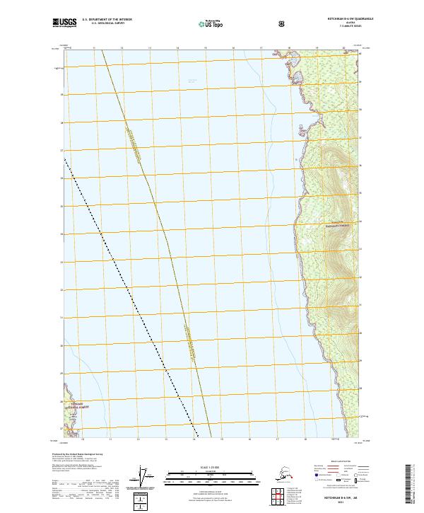 USGS Topographic Map – Ketchikan B-6 SW