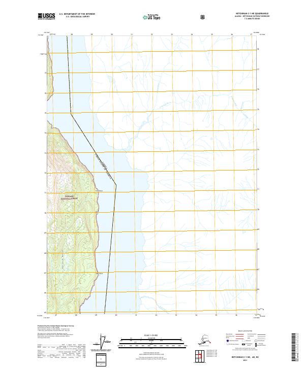 USGS Topographic Map – Ketchikan C-1 NE