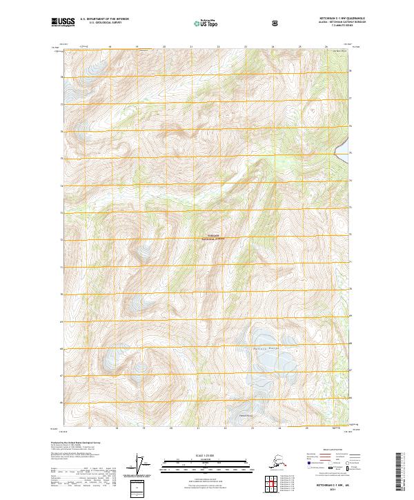 USGS Topographic Map – Ketchikan C-1 NW