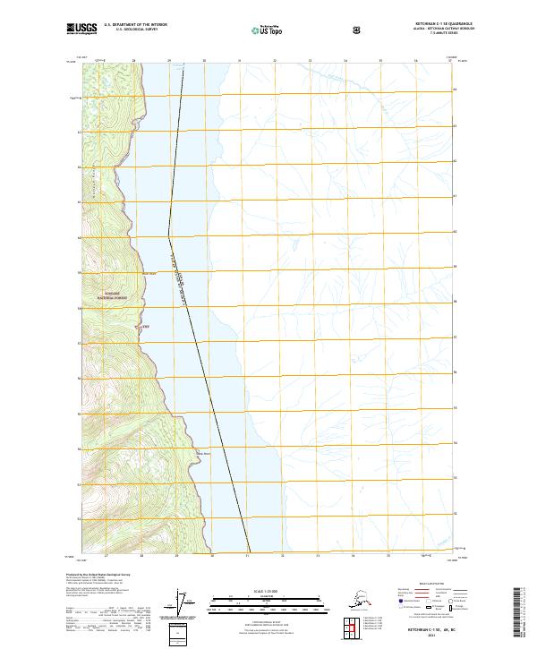 USGS Topographic Map – Ketchikan C-1 SE