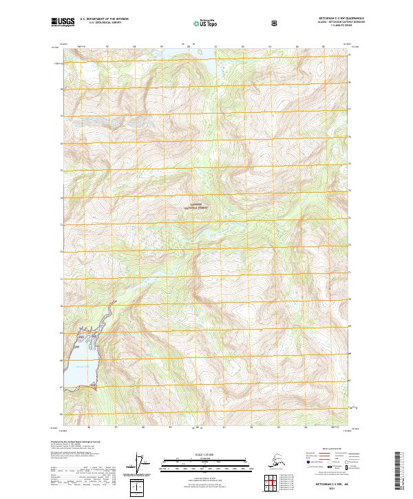 USGS Topographic Map – Ketchikan C-2 NW