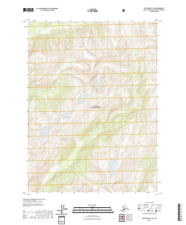 2021 Map of Ketchikan C-2 SE, 2021 Print