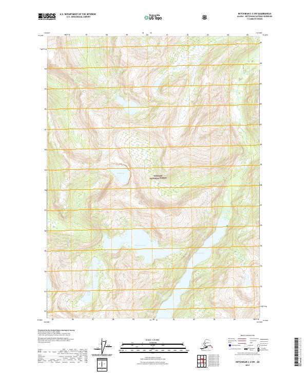 USGS Topographic Map – Ketchikan C-2 SW